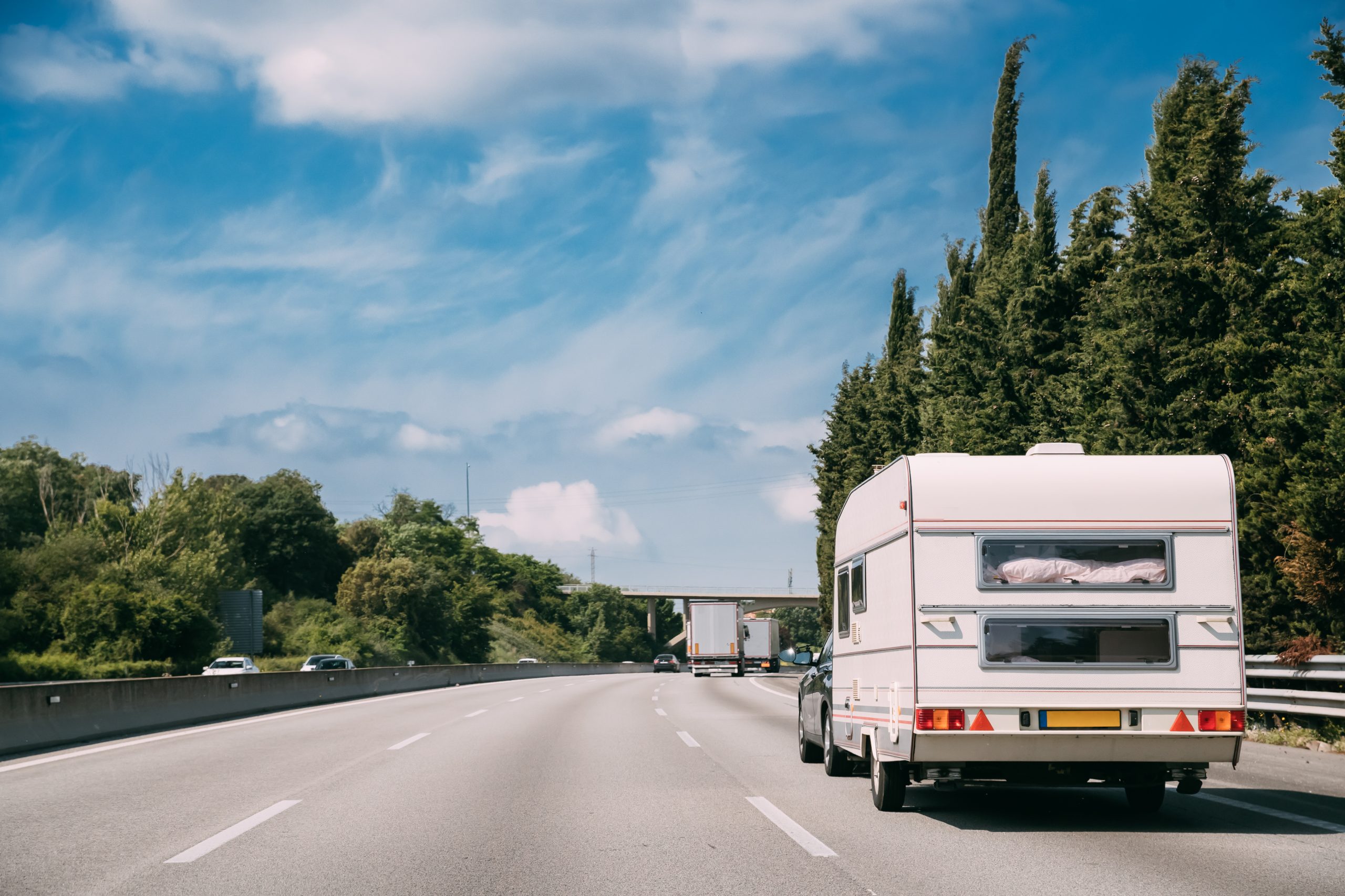 Campingfahrzeug bei der Prüfung der Gasanlage gemäß Vorschrift G 607